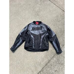 Icon Women's Breathable Hooligan Street Jersey Motorcycle Jacket Size Medium